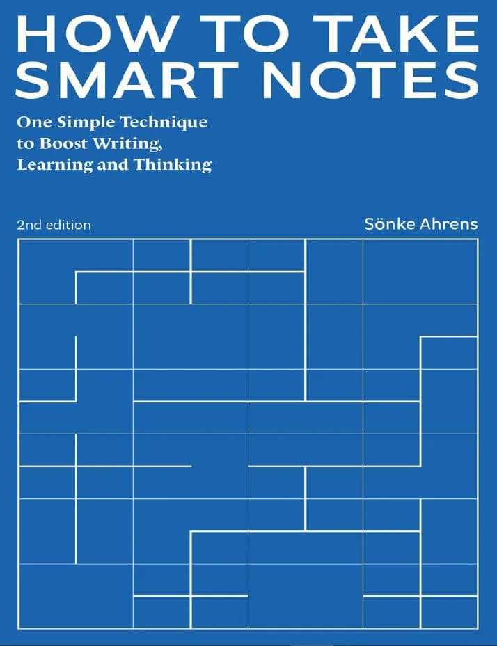 دانلود کتاب How to Take Smart Notes