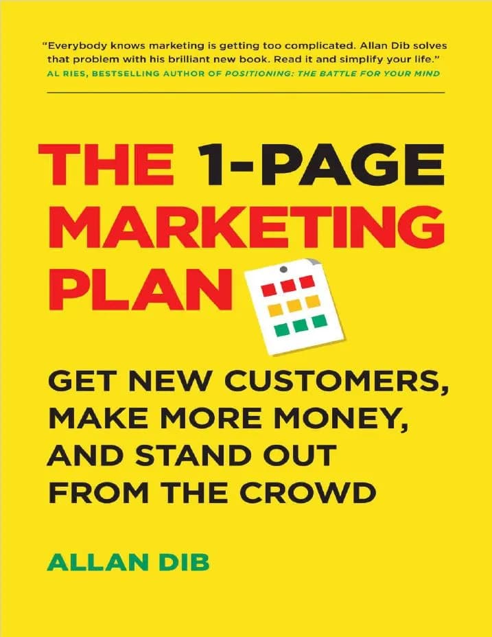 دانلود کتاب The 1 Page Marketing Plan — تصویر ۴
