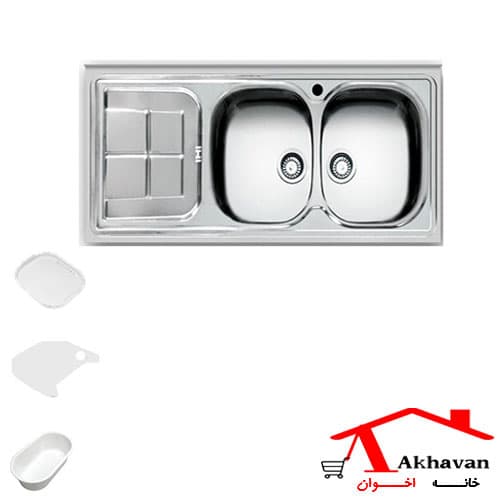 سینک ظرفشویی روکار کد 146 اخوان