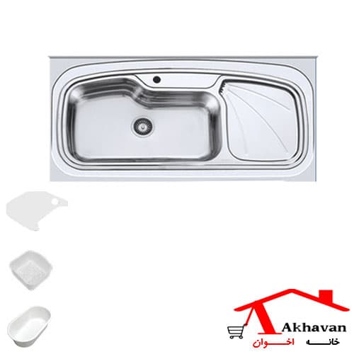 سینک ظرفشویی روکار کد 134 اخوان