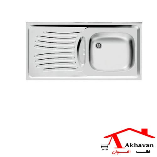 سینک ظرفشویی روکار کد 123 اخوان