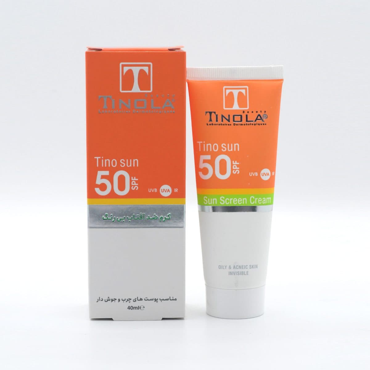 کرم ضد آفتاب بی رنگ تینولا SPF 50 ( 50 میل ) — تصویر ۵