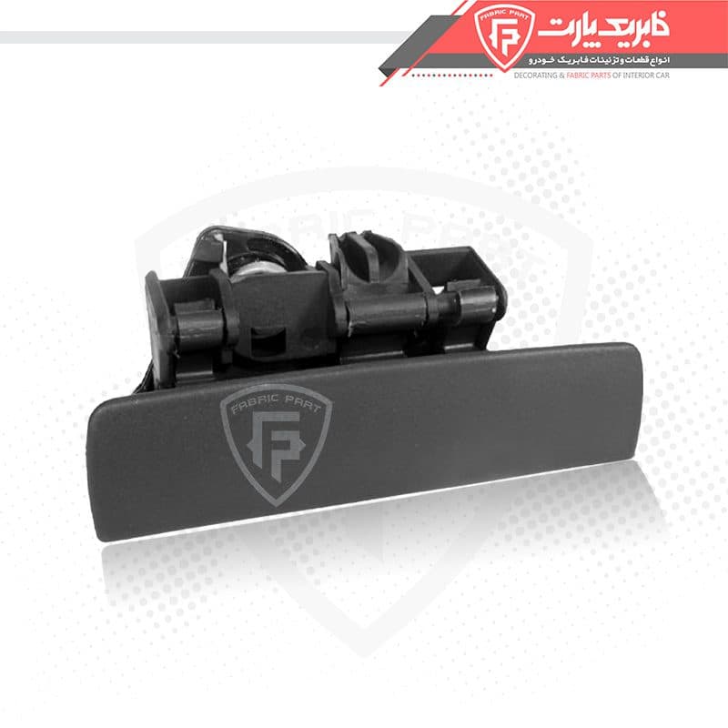 مجموعه دستگیره درب بازکن بیرونی پژو پارس نقره ای چپ — تصویر ۲