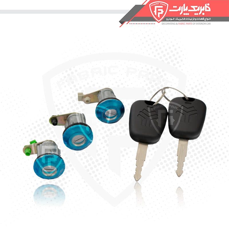 قفل سری سواری تیبا( قفل 2 درب و صندوق )