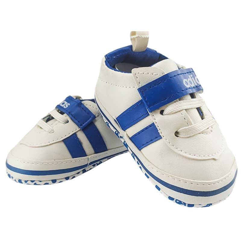 کفش نوزادی چسبی Adidas آبی نفتی baby Bee