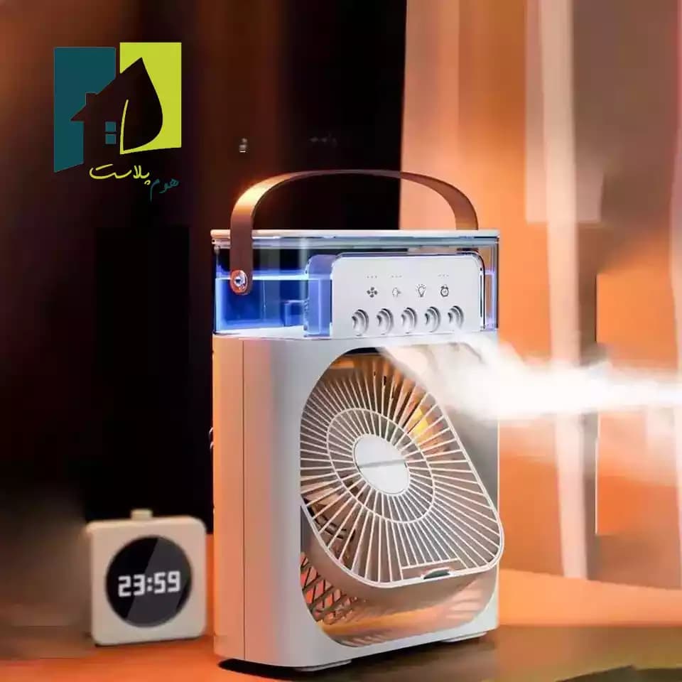 مینی فن کولر دارای اسپری رطوبت ساز