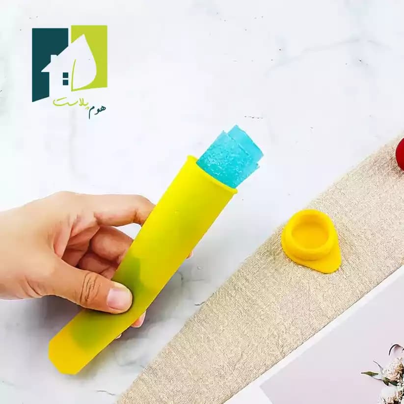 قالب بستنی سیلیکونی استوانه دو عددی — تصویر ۳