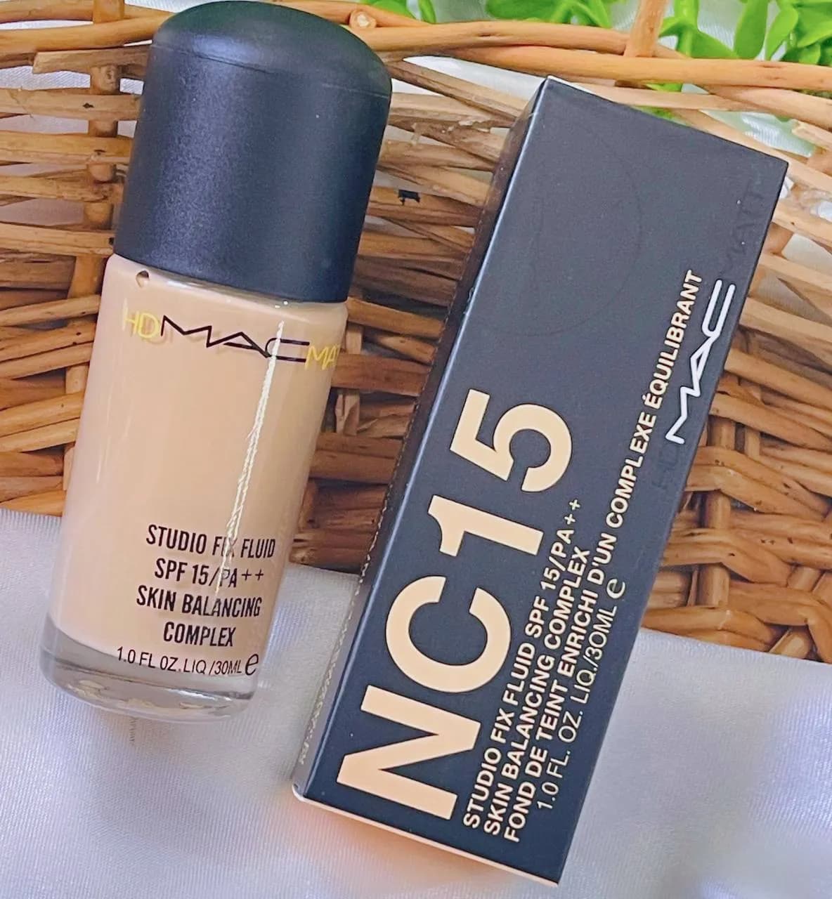 کرم پودر مک MAC اورجینال مدل studio fix شماره NC 15 — تصویر ۸