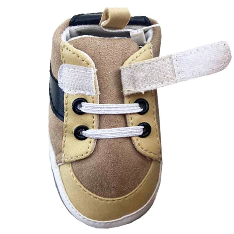 کفش نوزادی بند چسبی کرمی baby Bee — تصویر ۴