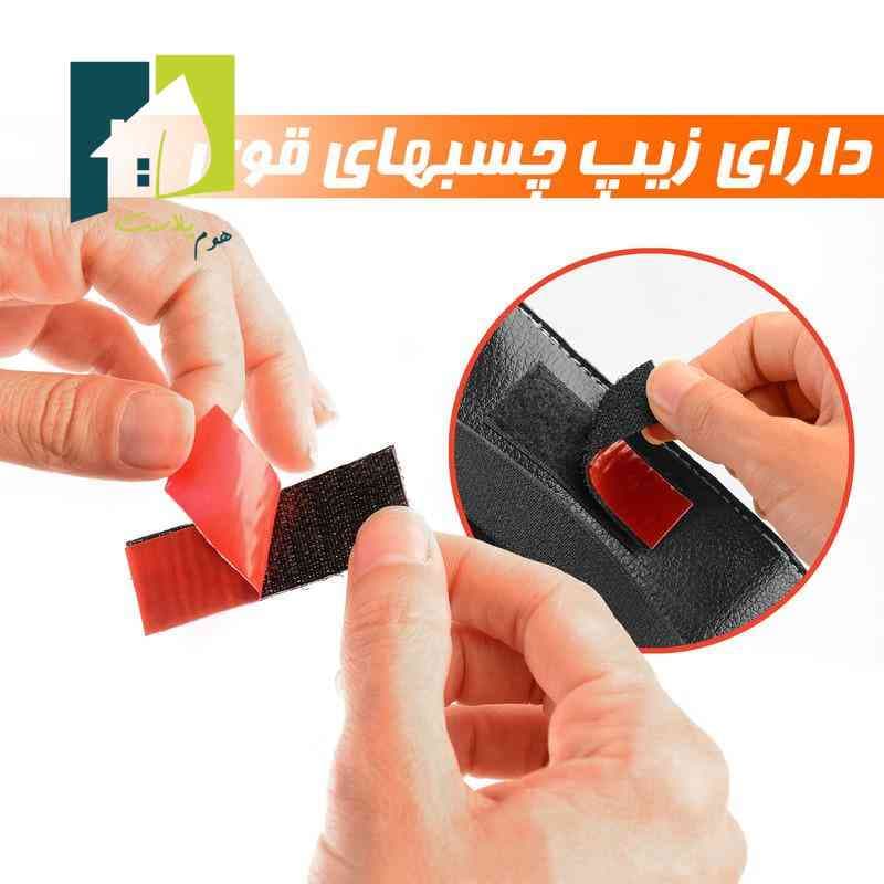 جا دستمال کاغذی چرم آفتابگیر خودرو — تصویر ۵