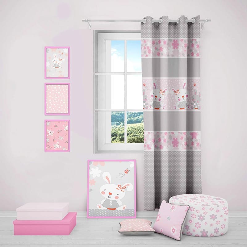 پرده اتاق کودک Little Bunny خرگوش رزبرن RoseBorn