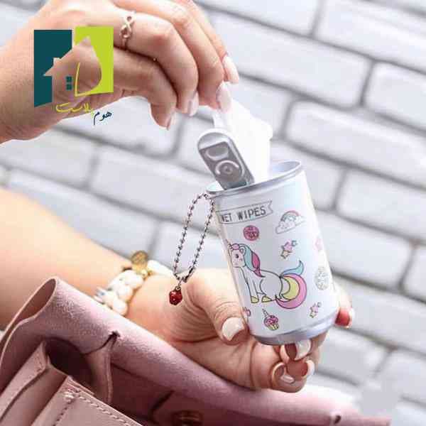 دستمال مرطوب طرح قوطی
