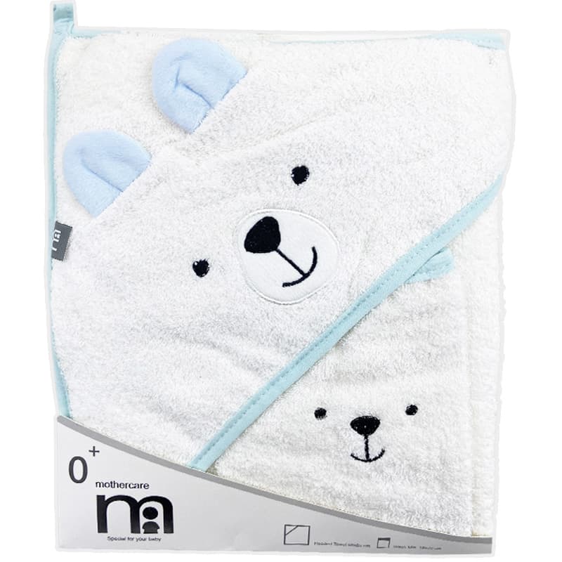 حوله چهارگوش کلاه دار طرح خرس مادركر Mothercare