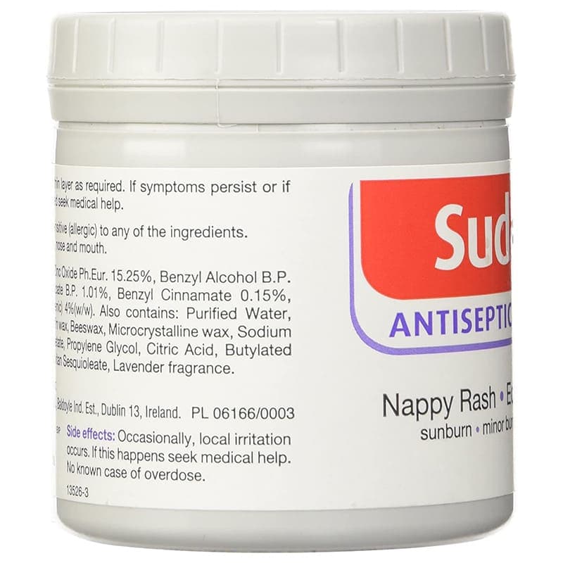 کرم سوختگی پای نوزاد 250 گرم سودوکرم Sudocrem — تصویر ۳