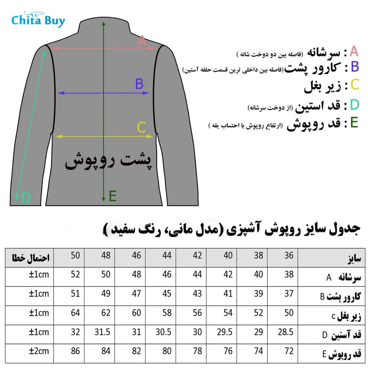 روپوش رستورانی مدل مانی – ترگال — تصویر ۵