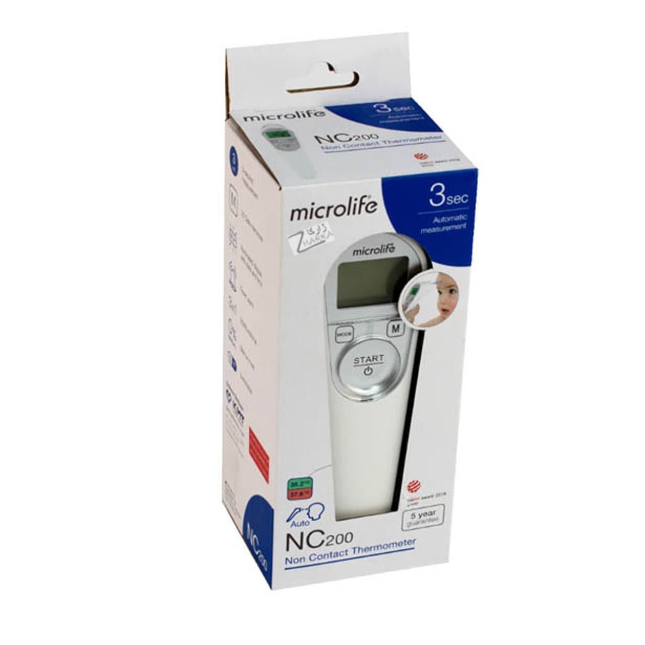 تب سنج دماسنج لیزری میکرولایف مدل NC200 — تصویر ۲