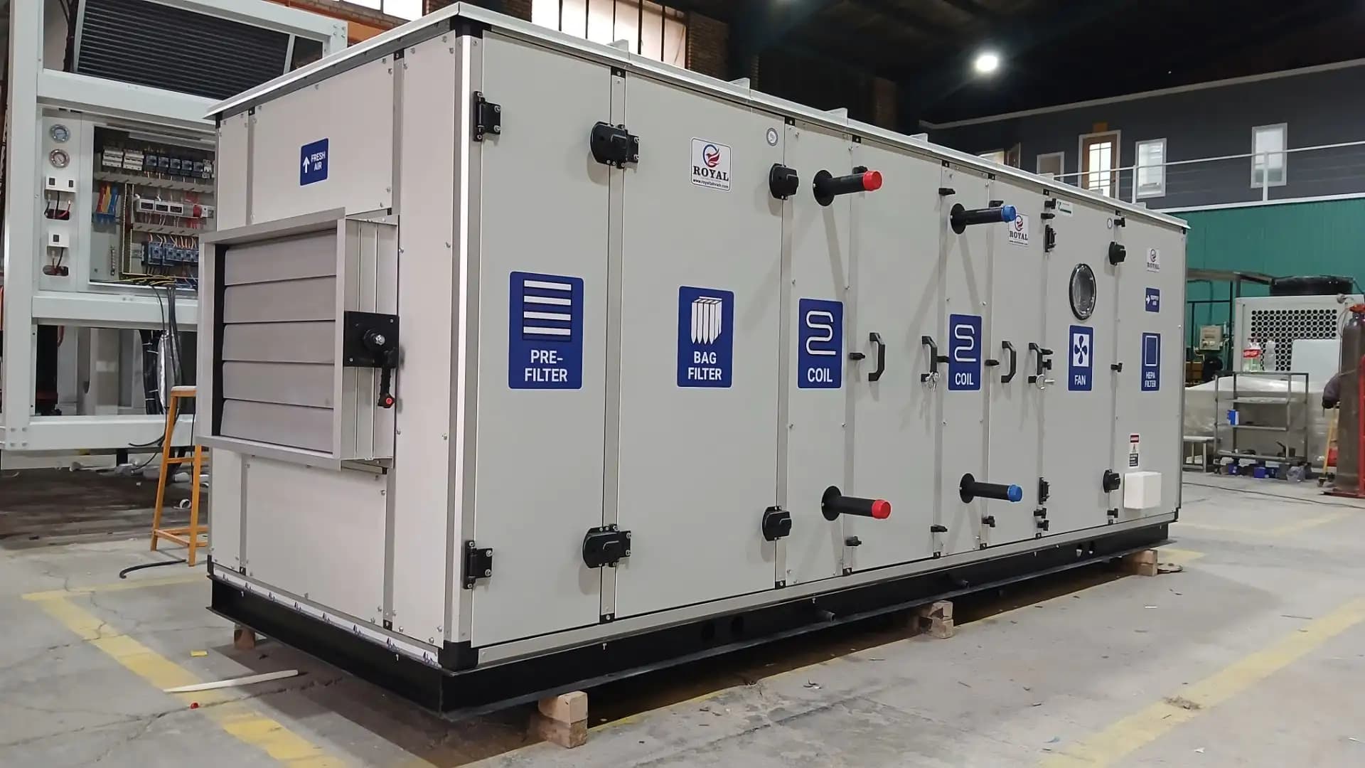 هواساز هایژنیک مدل 50000cfm تهویه رویال – tahviehroyal — تصویر ۷