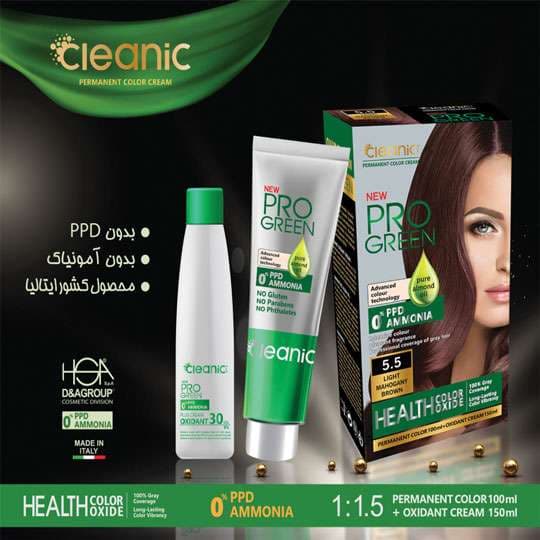 کیت رنگ مو بدون آمونیاک زنانه پروگرین شماره 6.7 — تصویر ۶