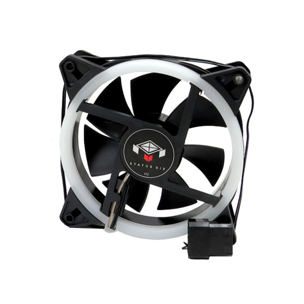 فن کیس STATUS SIX RGB 120mm پره سفید — تصویر ۱۱