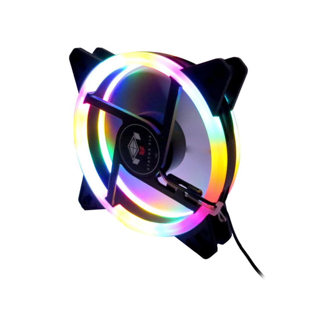 فن کیس STATUS SIX RGB 120mm پره سفید — تصویر ۱۰