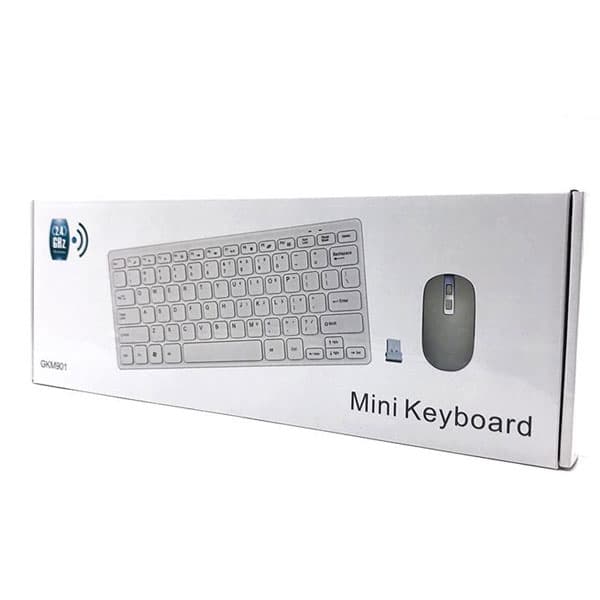 کیبورد و ماوس بی سیم MINI مدل GKM901 — تصویر ۱۱