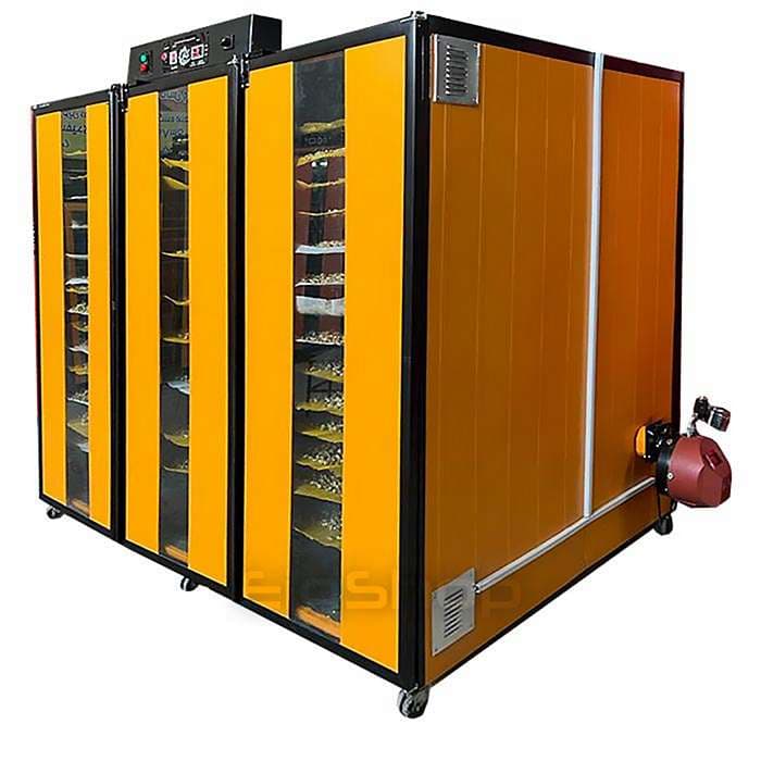 میوه خشک کن 90 سینی صنعتی 3 کابین