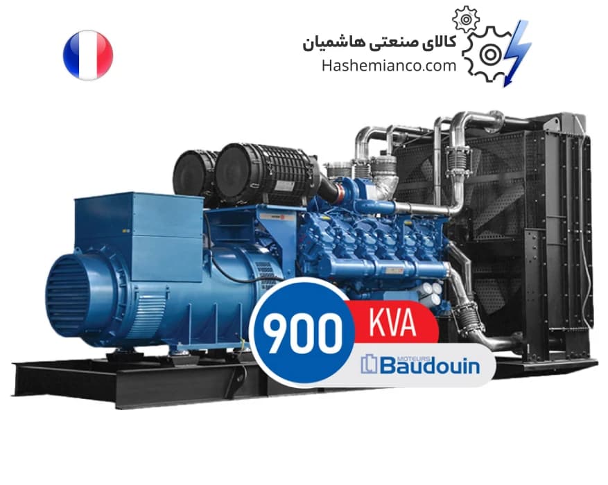 دیزل ژنراتور بادوین 900 کاوا مدل 12M26G900/5 — تصویر ۷