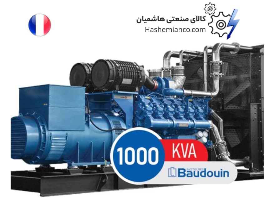 دیزل ژنراتور بادوین 1000 کاوا مدل 12M26G1000/5 — تصویر ۵
