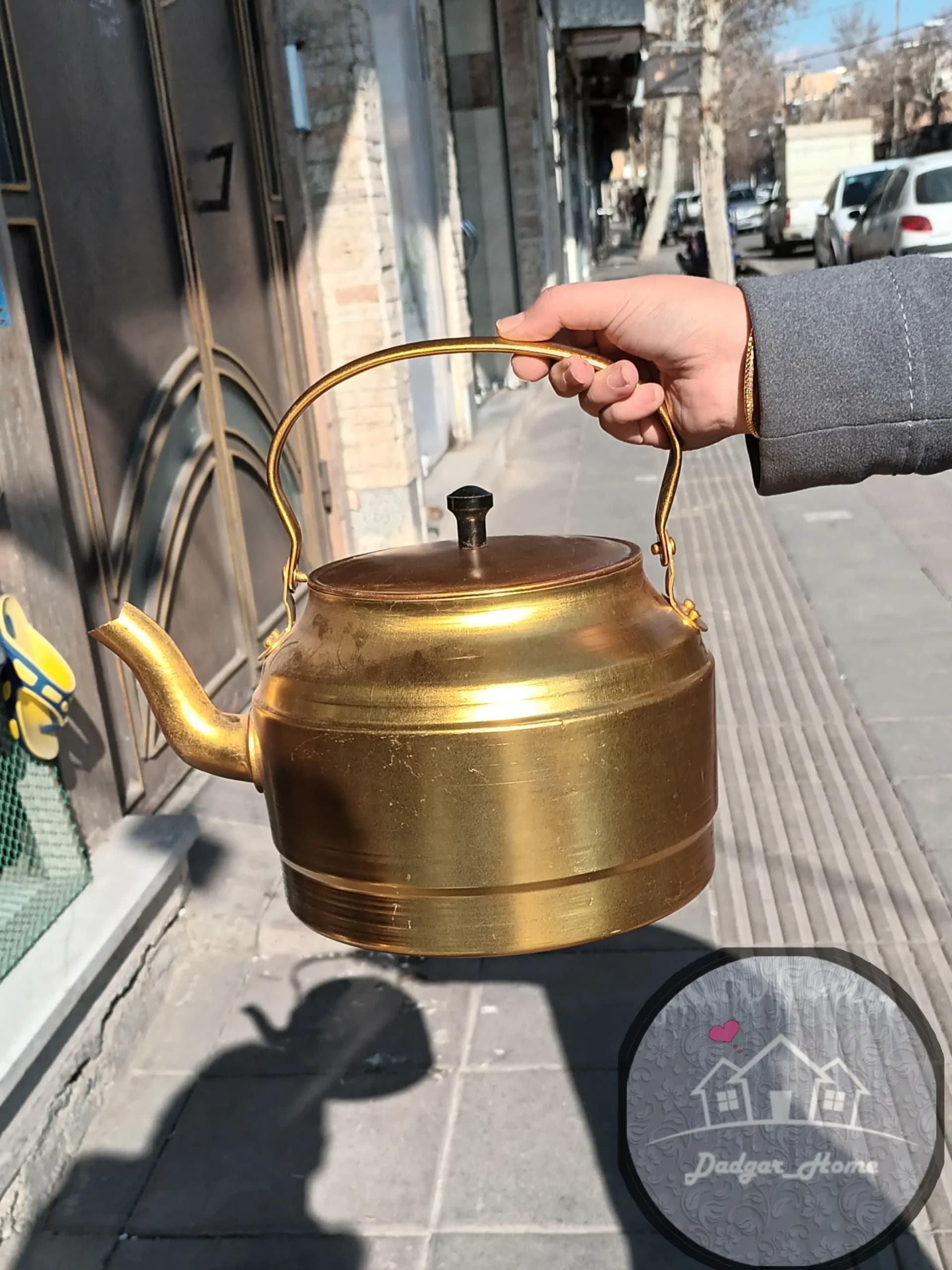کتری رویی طلایی سایز 33 — تصویر ۷
