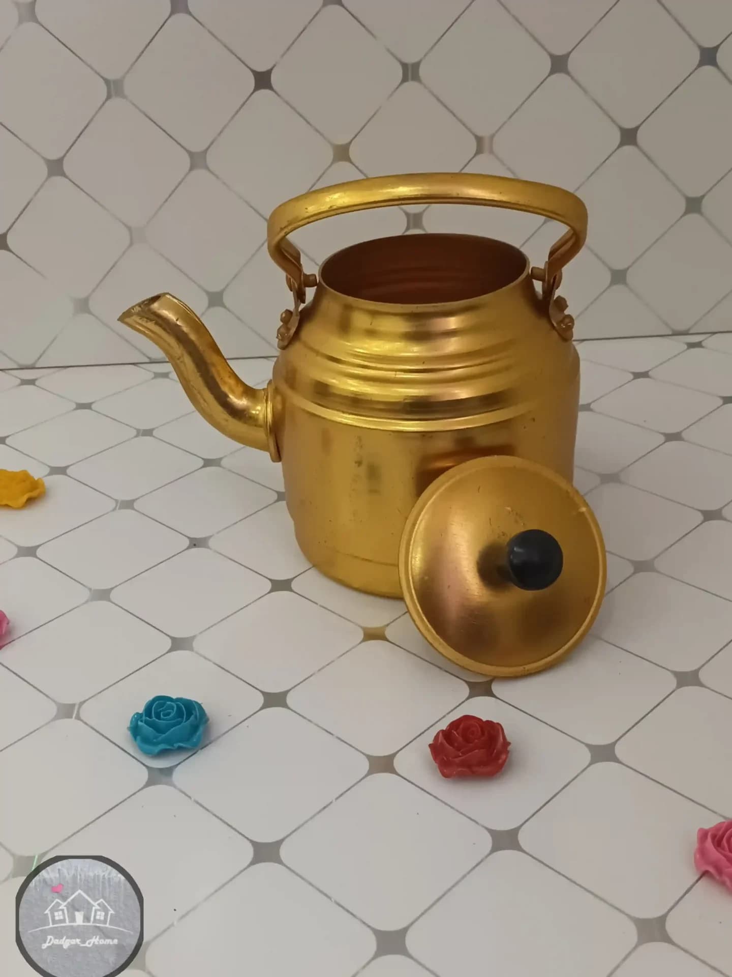 کتری روحی طلایی 1 لیتر سایز 22 — تصویر ۱۰