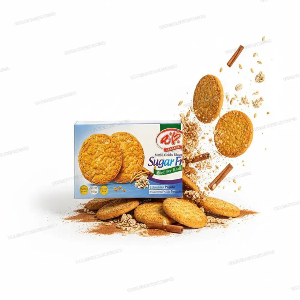 بیسکوییت چند غله حاوی دارچین بدون شکر جمانه با بهترین قیمت + خرید آنلاین