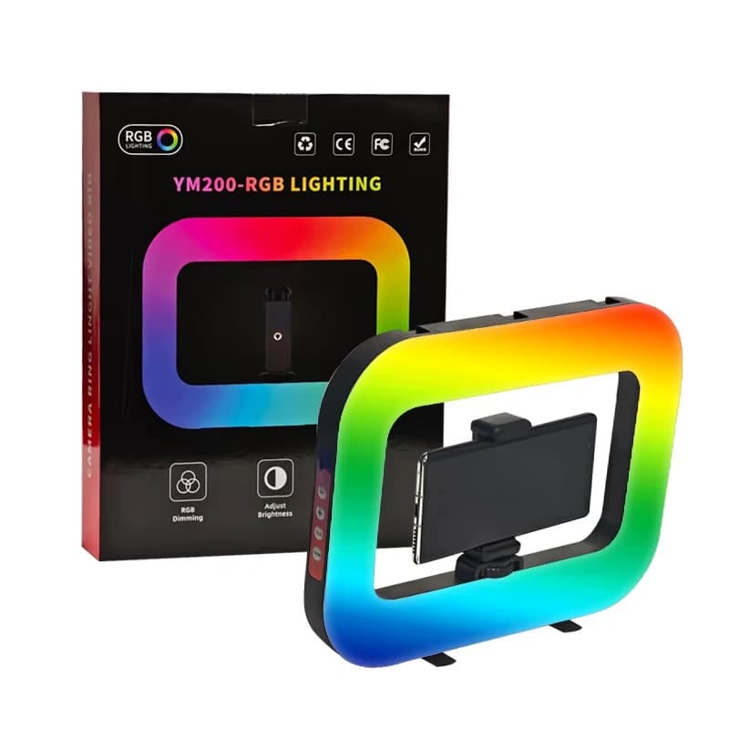 رینگ لایت YM200-RGB