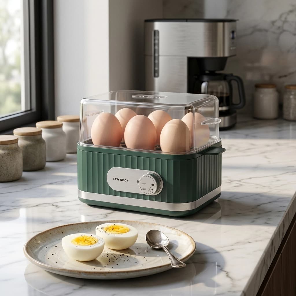 تخم مرغ پز برقی هوشمند گرین لاین|smart egg cooker greenlion — تصویر ۹