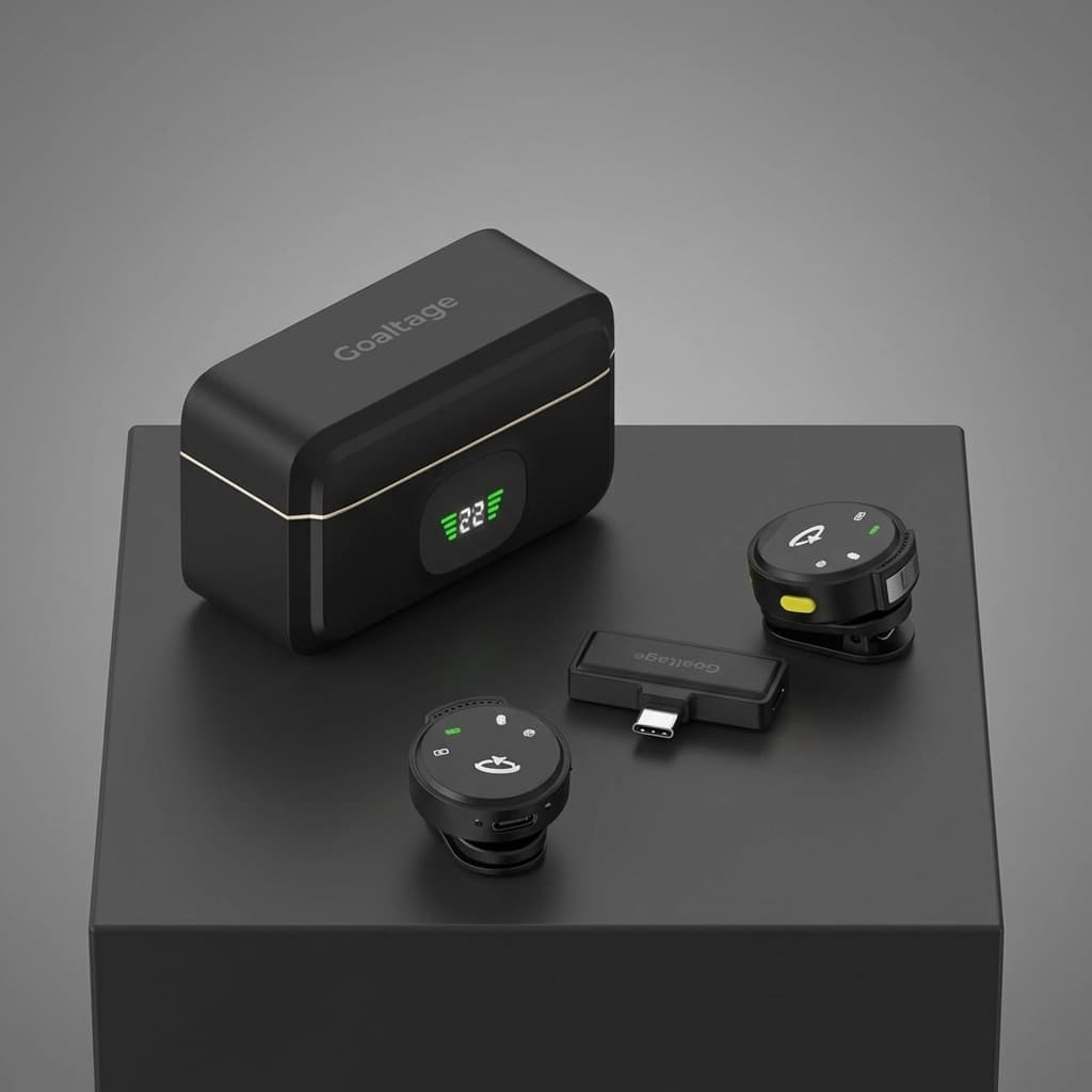 میکروفون یقه‌ای بی‌سیم Goaltage MIC02 AirCast — تصویر ۷