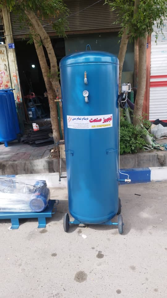 کمپرسور باد پمپ باد مدل ۵۰۰ لیتری ۳ فاز mofid 500/5.5/3080 — تصویر ۷