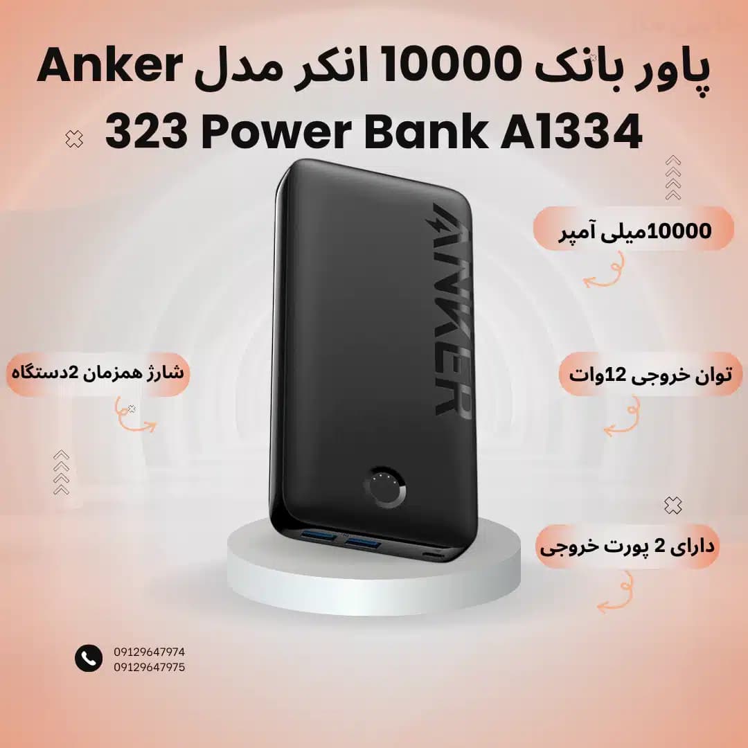 پاوربانک انکر مدل A1334 Anker 323 Power Bank — تصویر ۶