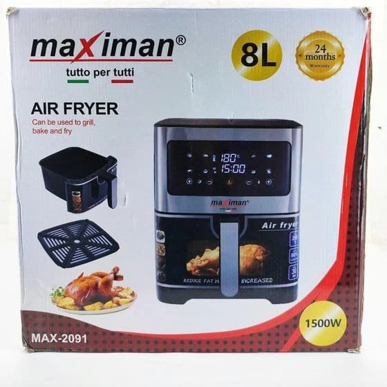 سرخ کن بدون روغن 8 لیتر ماکسی مان مدل MAX-2091