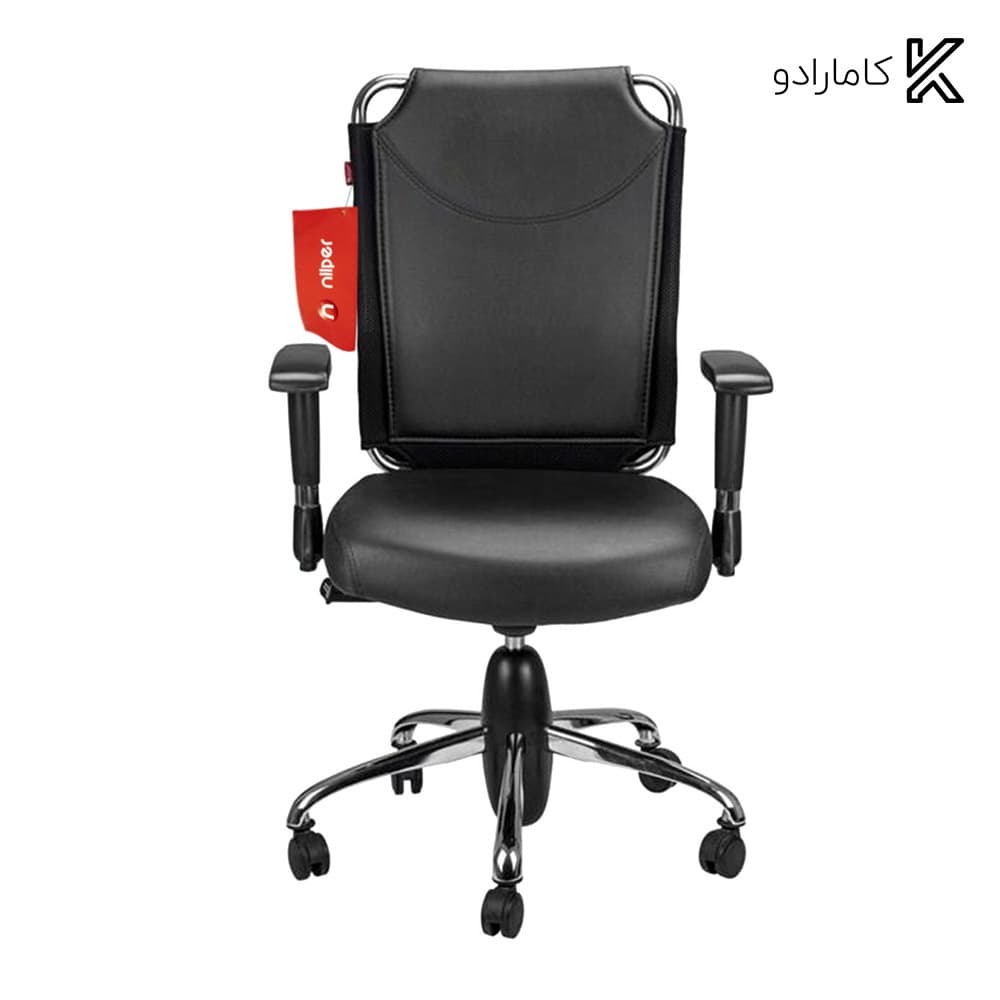 صندلی اداری نیلپر مدل (sk712t) OCT 712T چرمی و پارچه ای