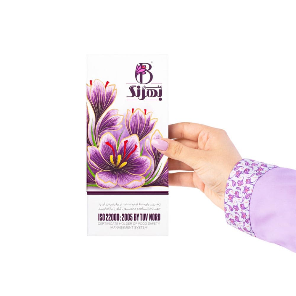 زعفران 5 گرمی آذین بهرنگ (پک 3 عددی) — تصویر ۵