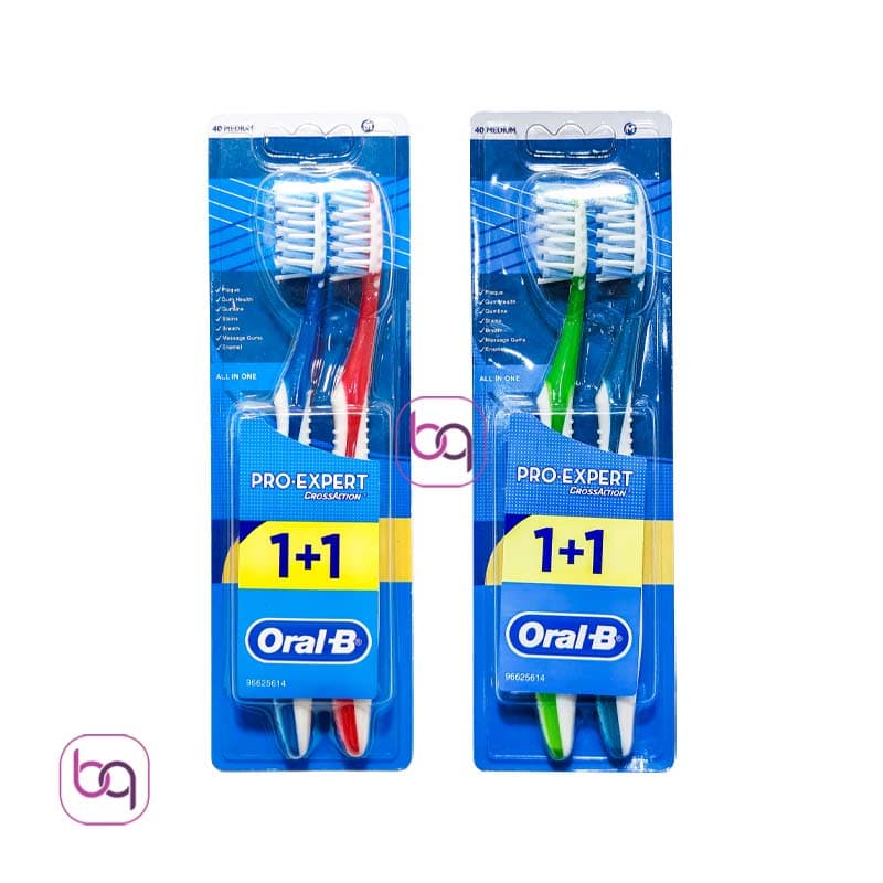 مسواک اورال بی دو قلو 1+1 اورجینال