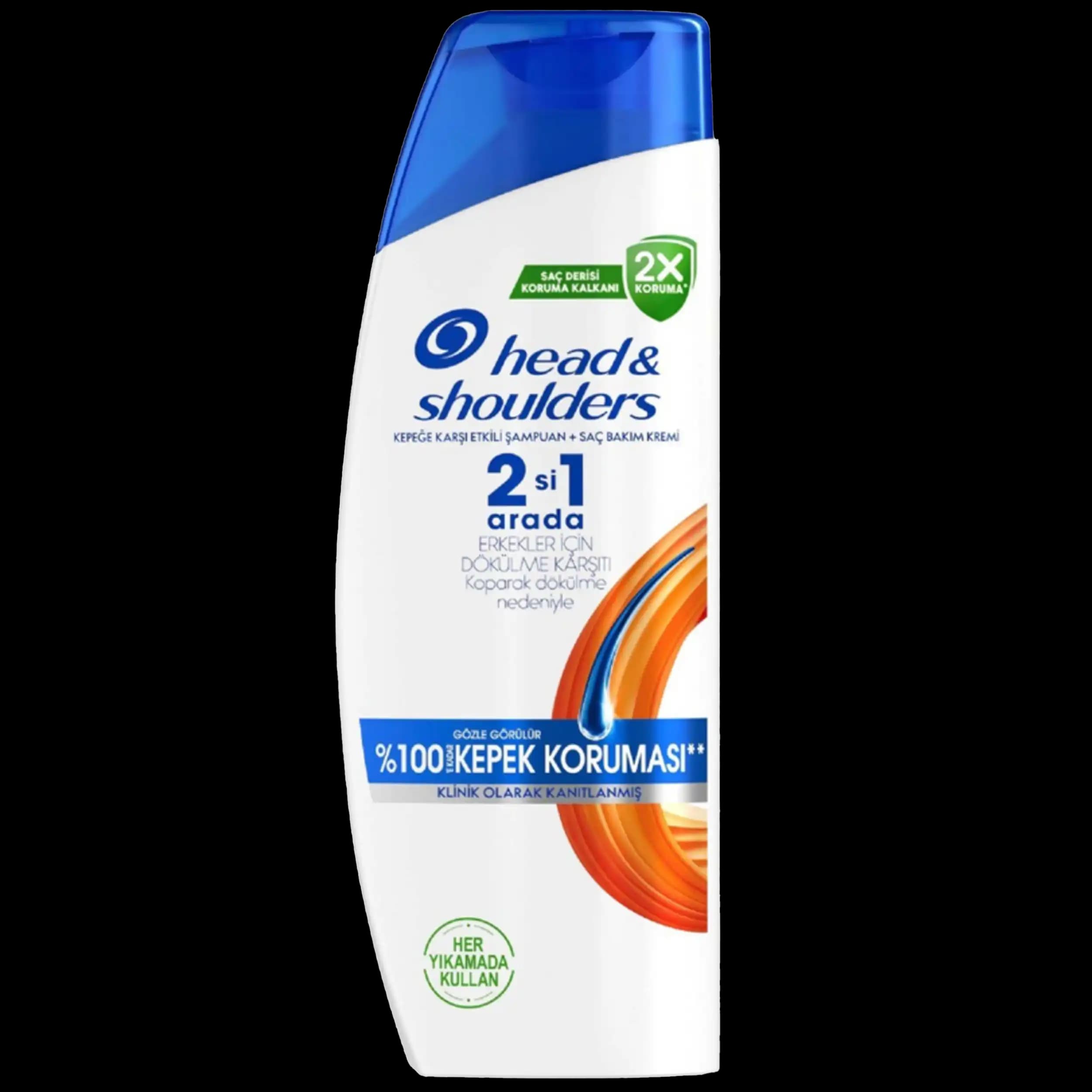 شامپو دوکاره ضدریزش و ضدشوره آقایان | Head & Shoulders 2-in-1 Anti-Hair Loss and Anti-Dandruff Shampoo for Men 330ml