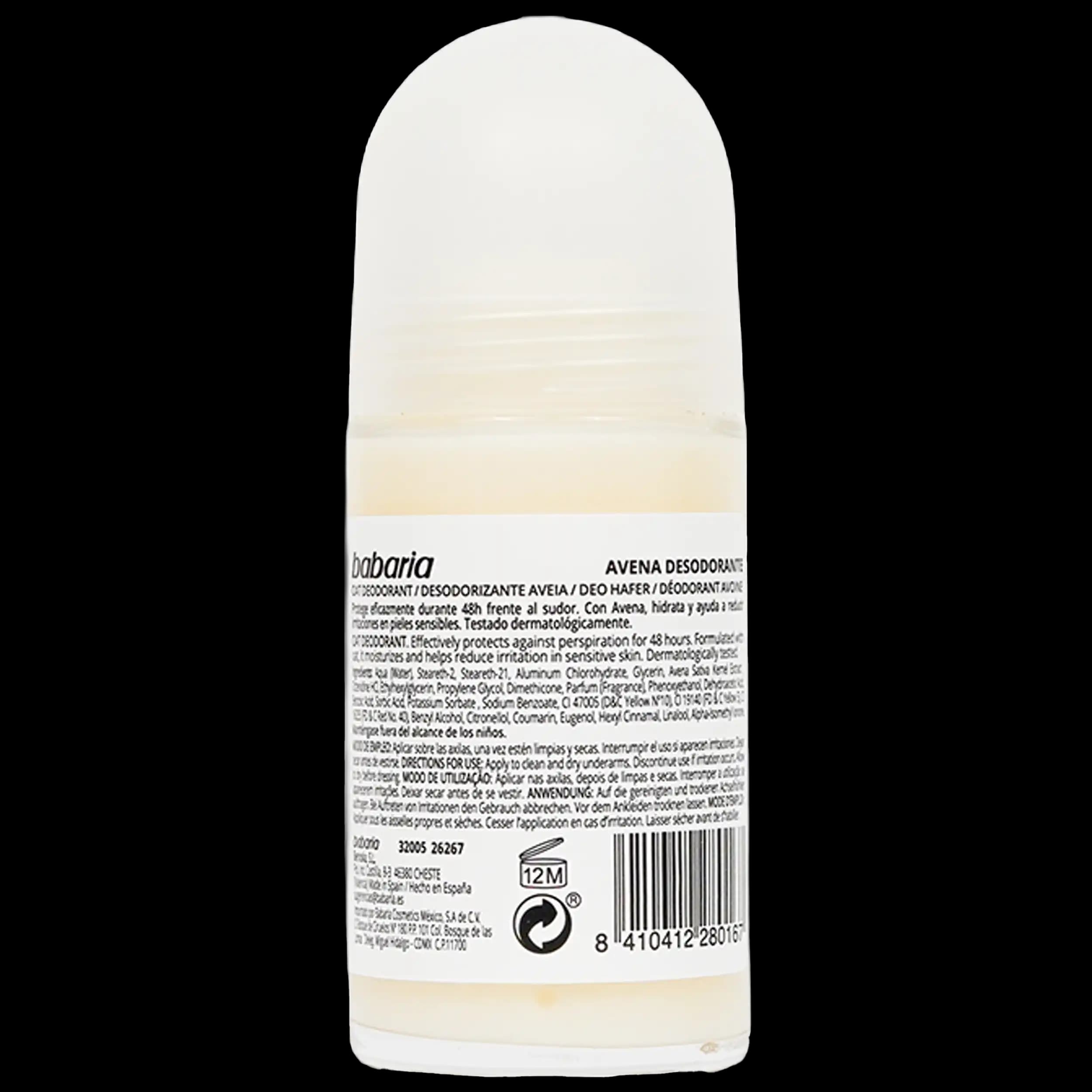 مام جو دو سر باباریا | Babaria Desodorante Roll-on Avena 50ml — تصویر ۷