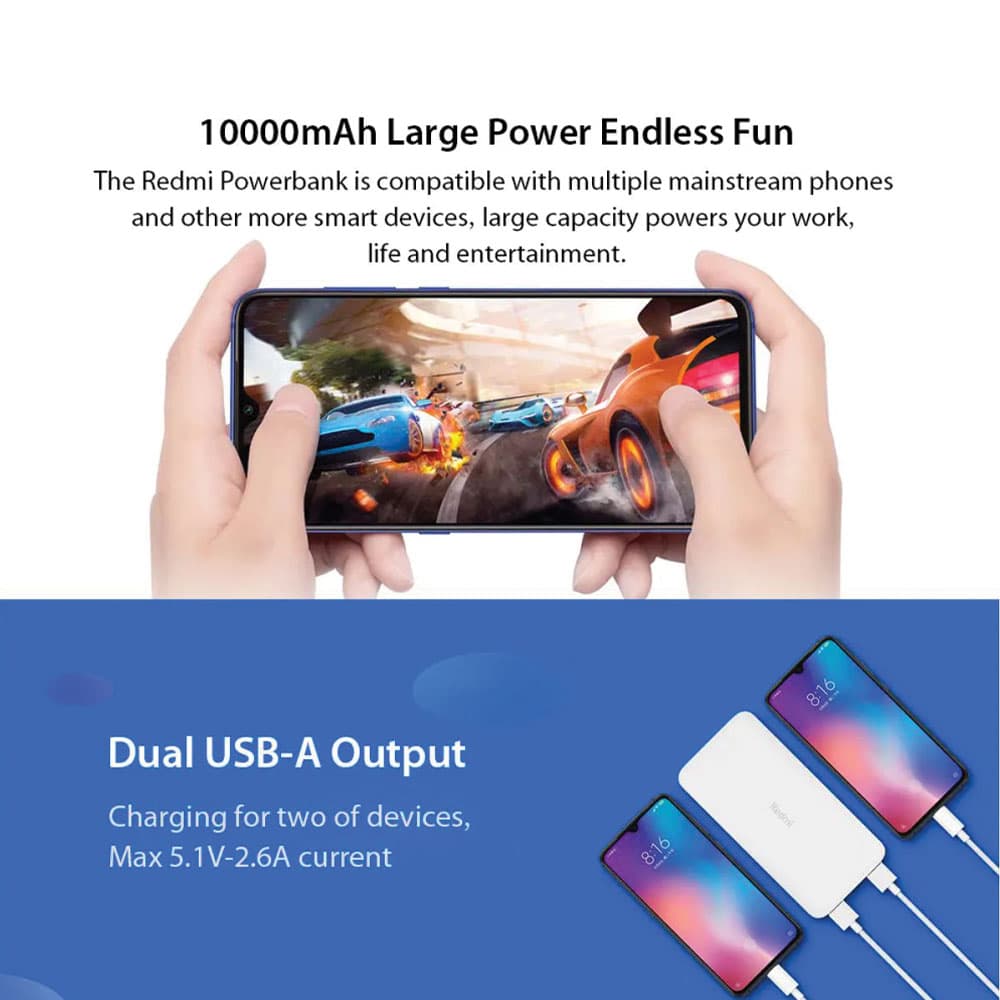 پاور بانک 10000 ردمی شیائومی — تصویر ۶