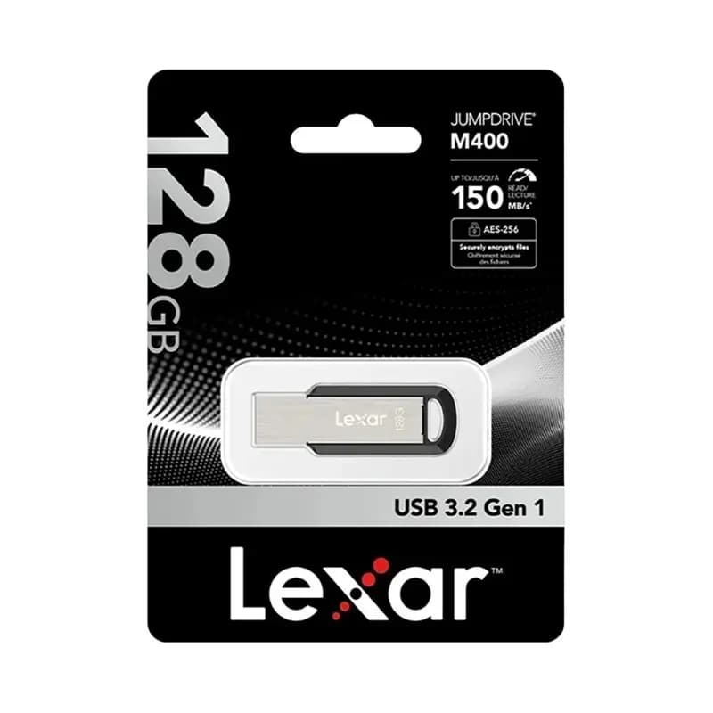 فلش مموری 128 گیگابایت لکسار مدل JumpDrive M400 رابط USB 3.2 — تصویر ۲