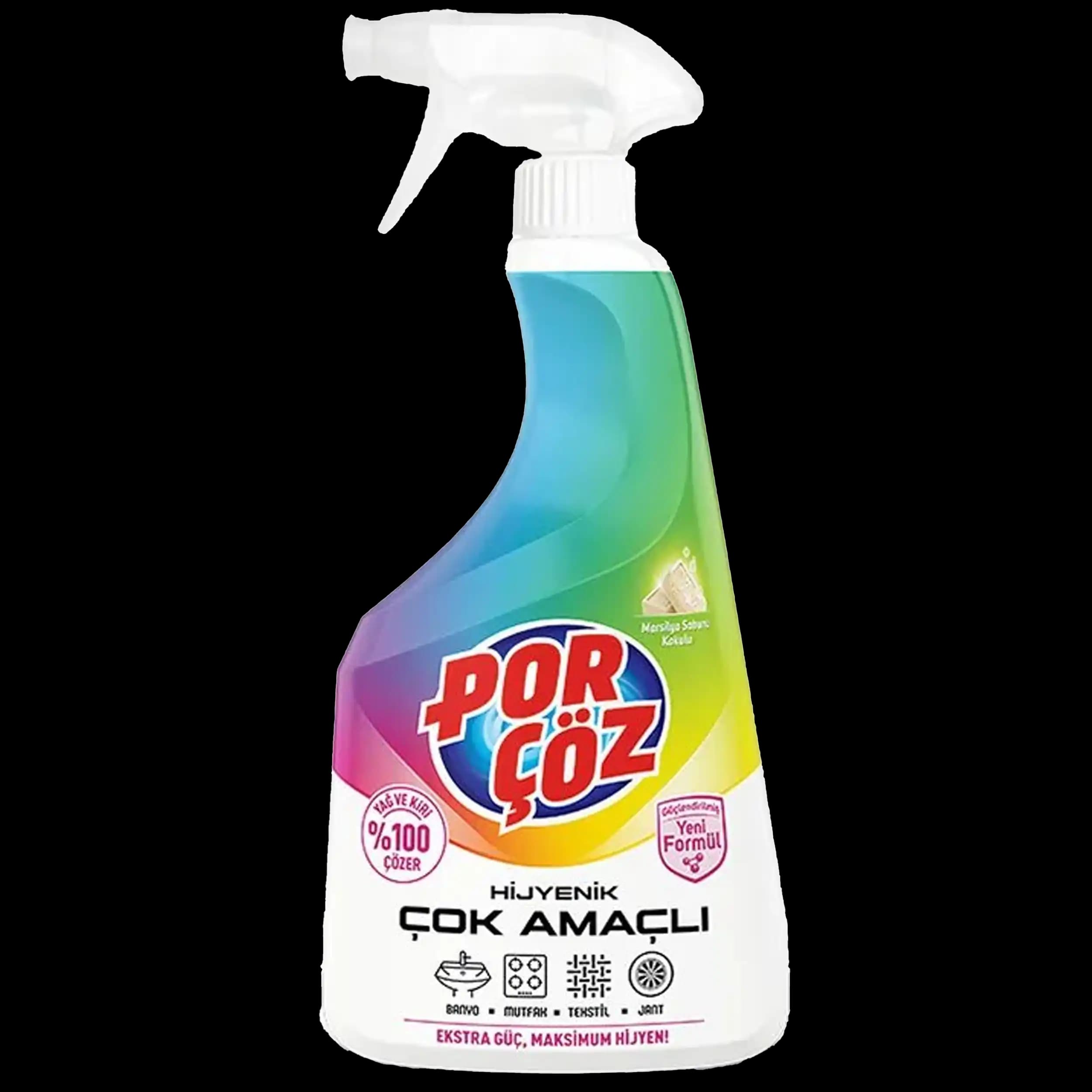اسپری پاک کننده چند منظوره پورچوز | Porchoz Multi-Purpose Spray 750ml — تصویر ۲