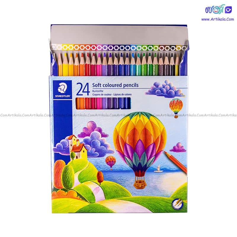 مداد رنگی ۲۴ رنگ استدلر STAEDTLER