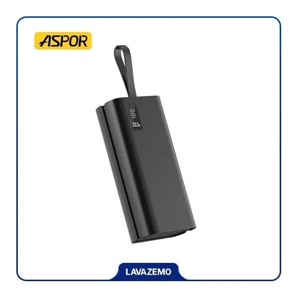 پاوربانک ASPOR مدل A337 ظرفیت ۳۰۰۰۰ میلیآمپر