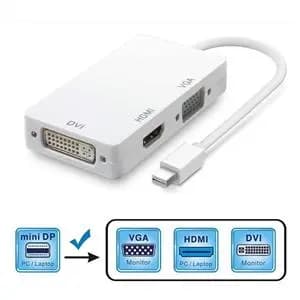 تبدیل مینی دیسپلی به کمبو DVI/VGA/HDMI دی نت