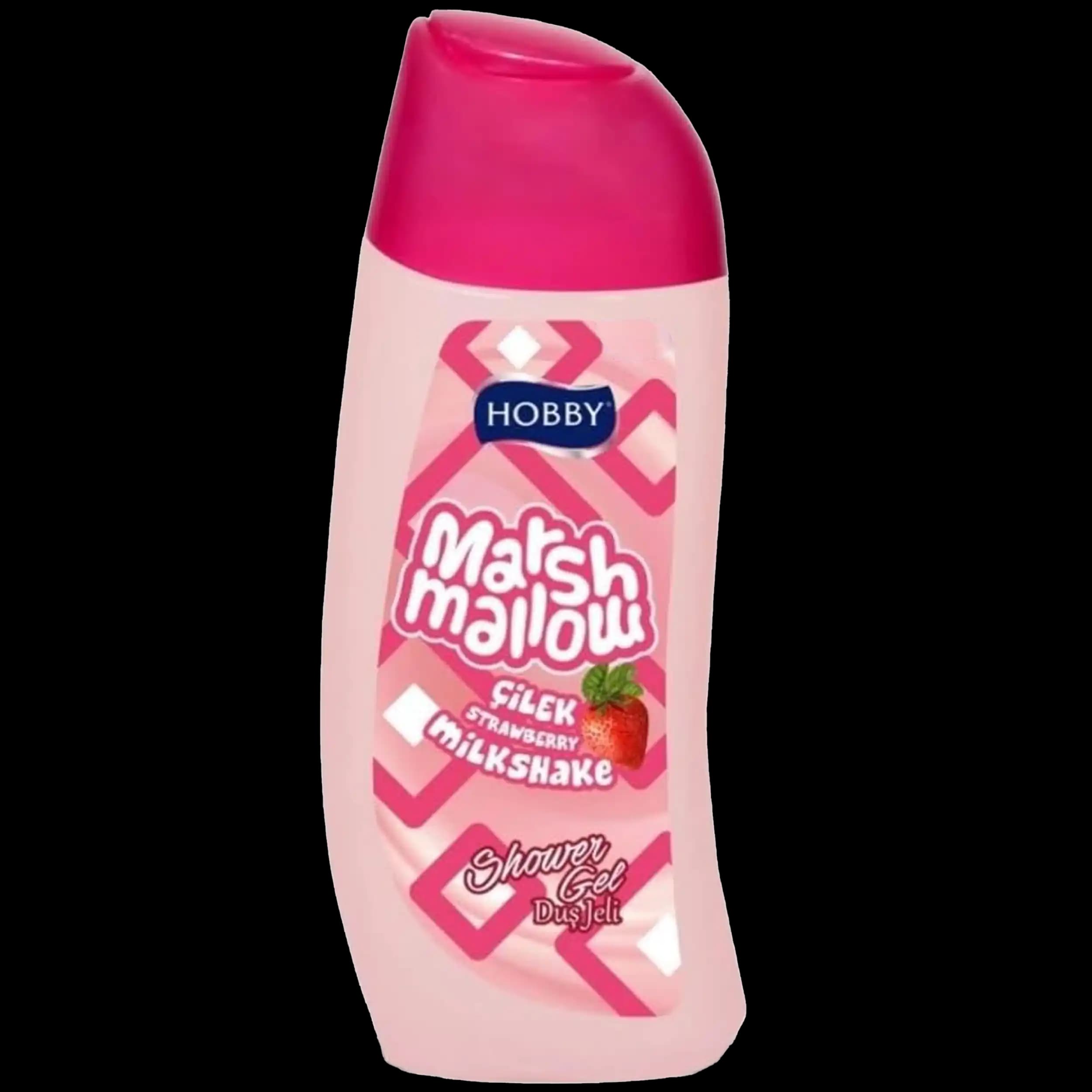 شامپو بدن مارشمالو توت فرنگی هوبی | Hobby Marshmallow Shower Gel Strawberry 500ml