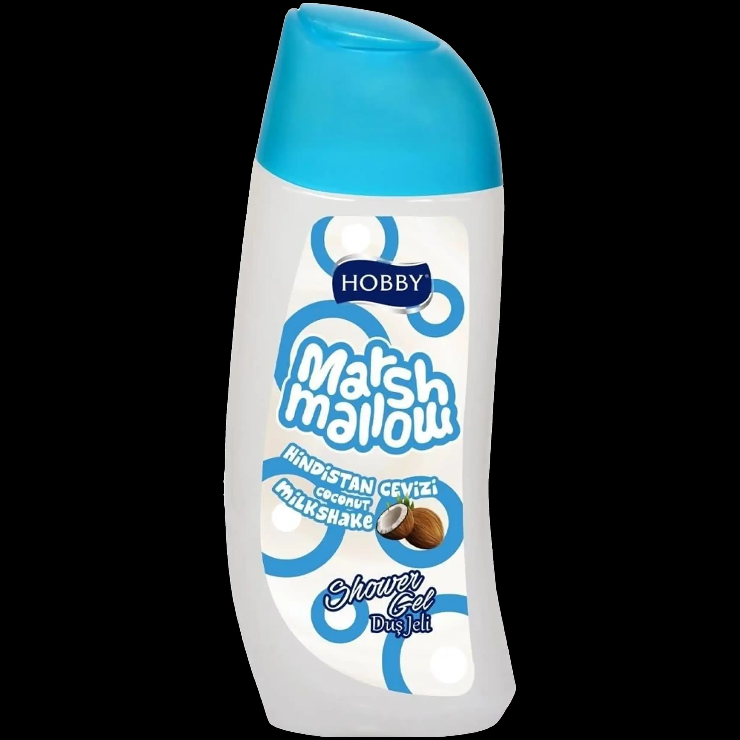 شامپو بدن مارشمالو نارگیل هوبی | Hobby Marshmallow Shower Gel Coconut 500ml